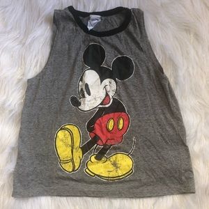 Mickey Mouse Disney Graphic Muscle Tank Top XS